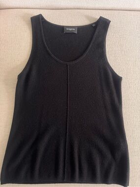 The Kooples Black Ribbed Tank Top - Sleek Everyday Layer